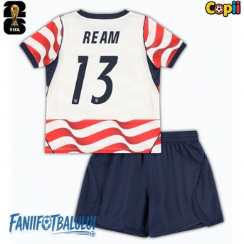 Statele Unite Tim Ream #13 Echipament de Fotbal Replică Mondial 2026 Copii Acasa (+ Șorturi)